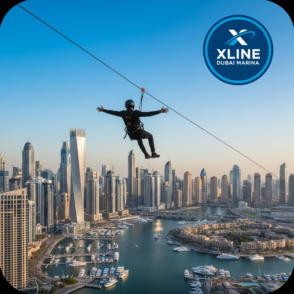 XLine Dubai Marina Zipline