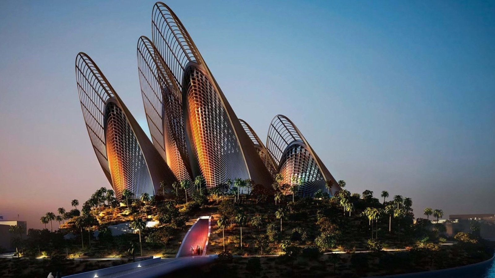 Multimedia display showcasing UAE history and culture