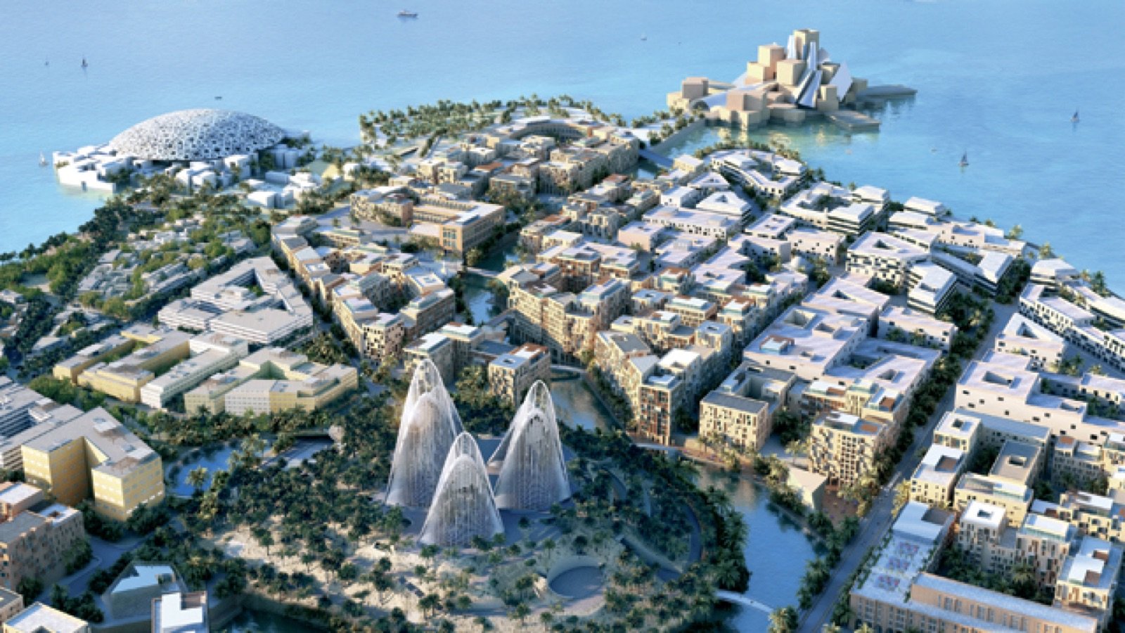 Courtyard area with traditional Emirati elements