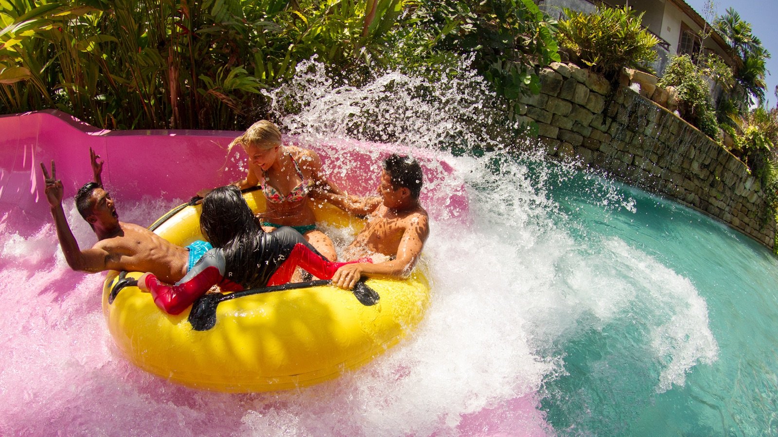 AquaPlay area for children at Waterbom Bali