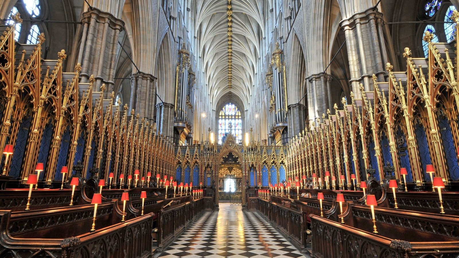 Westminster Abbey exterior with Gothic architecture