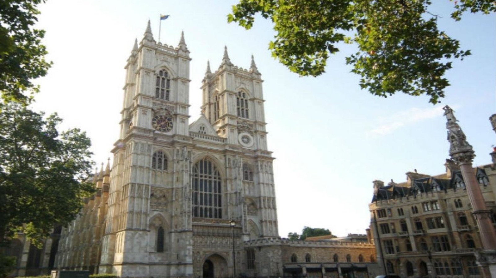 Coronation Chair inside Westminster Abbey