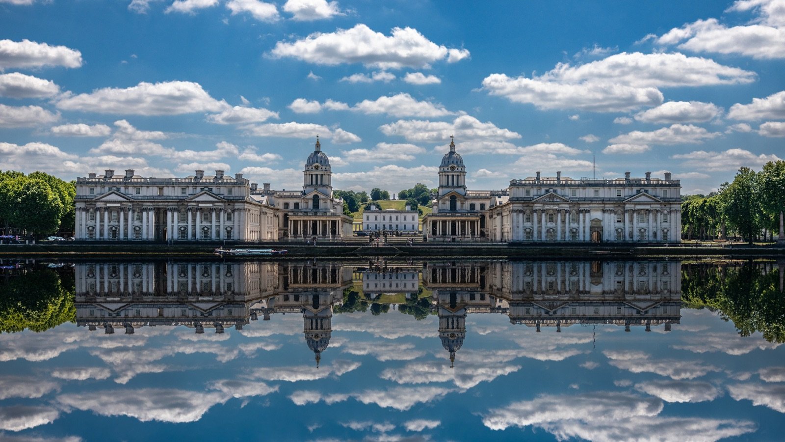 Greenwich Pier from the Thames River sightseeing cruise