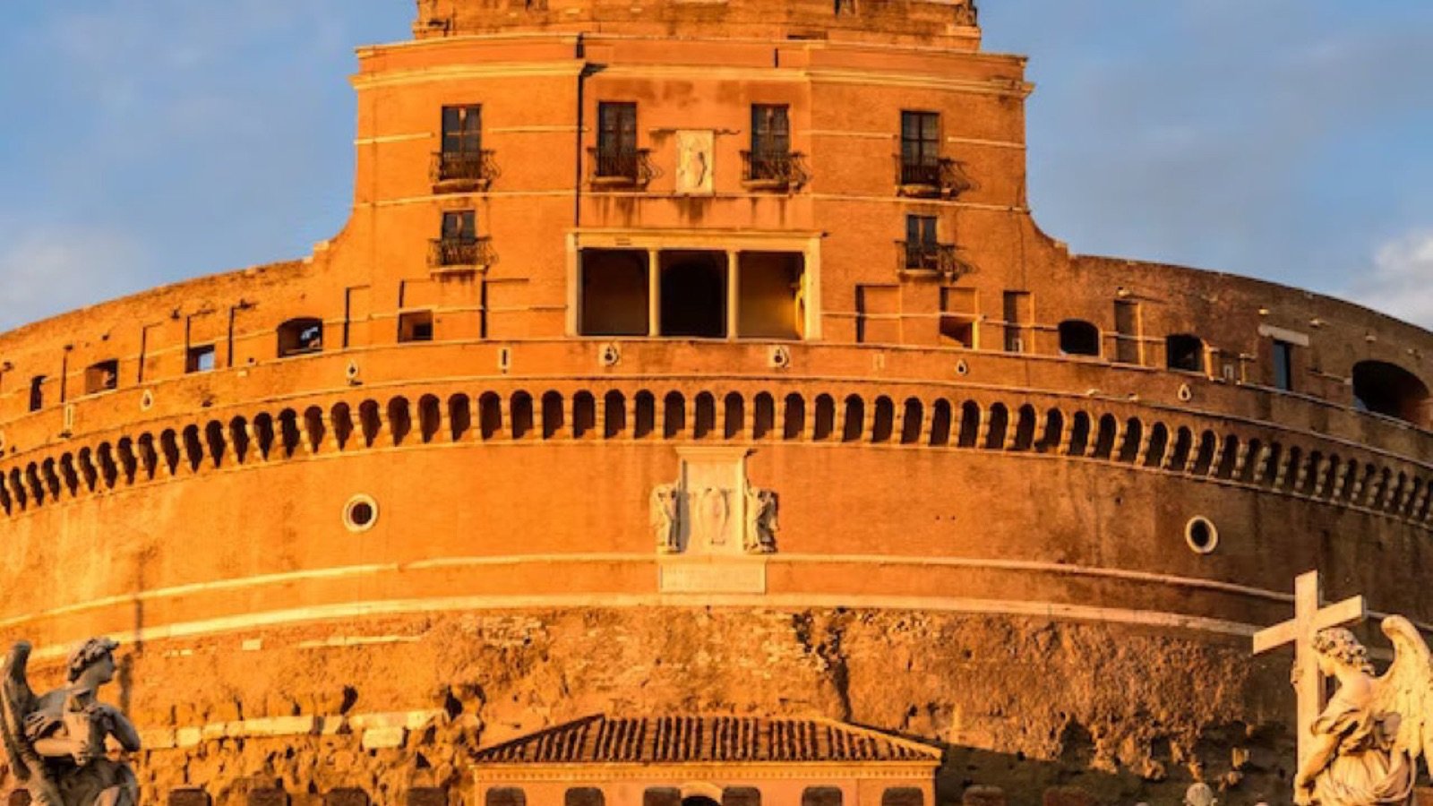Rooftop panoramic view of Rome