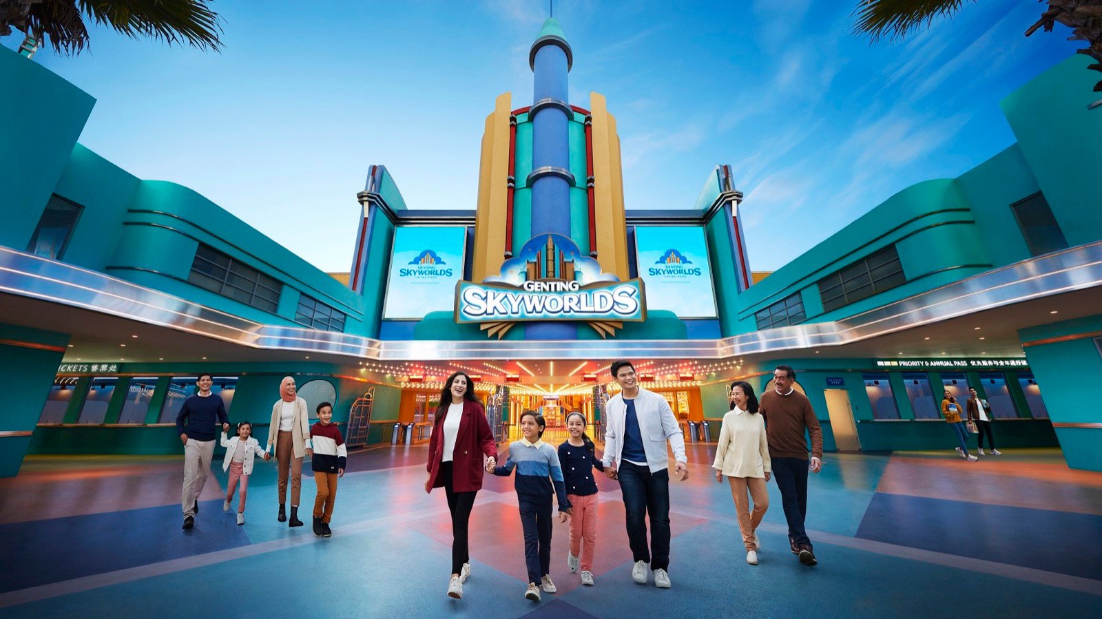 Genting SkyWorlds outdoor theme park with rides and attractions