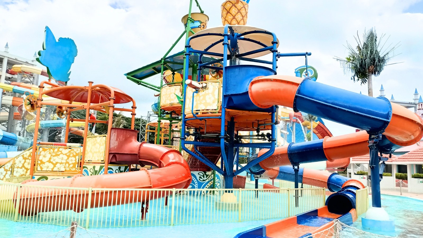 Adventure seekers riding the lazy river at Splash Out Langkawi