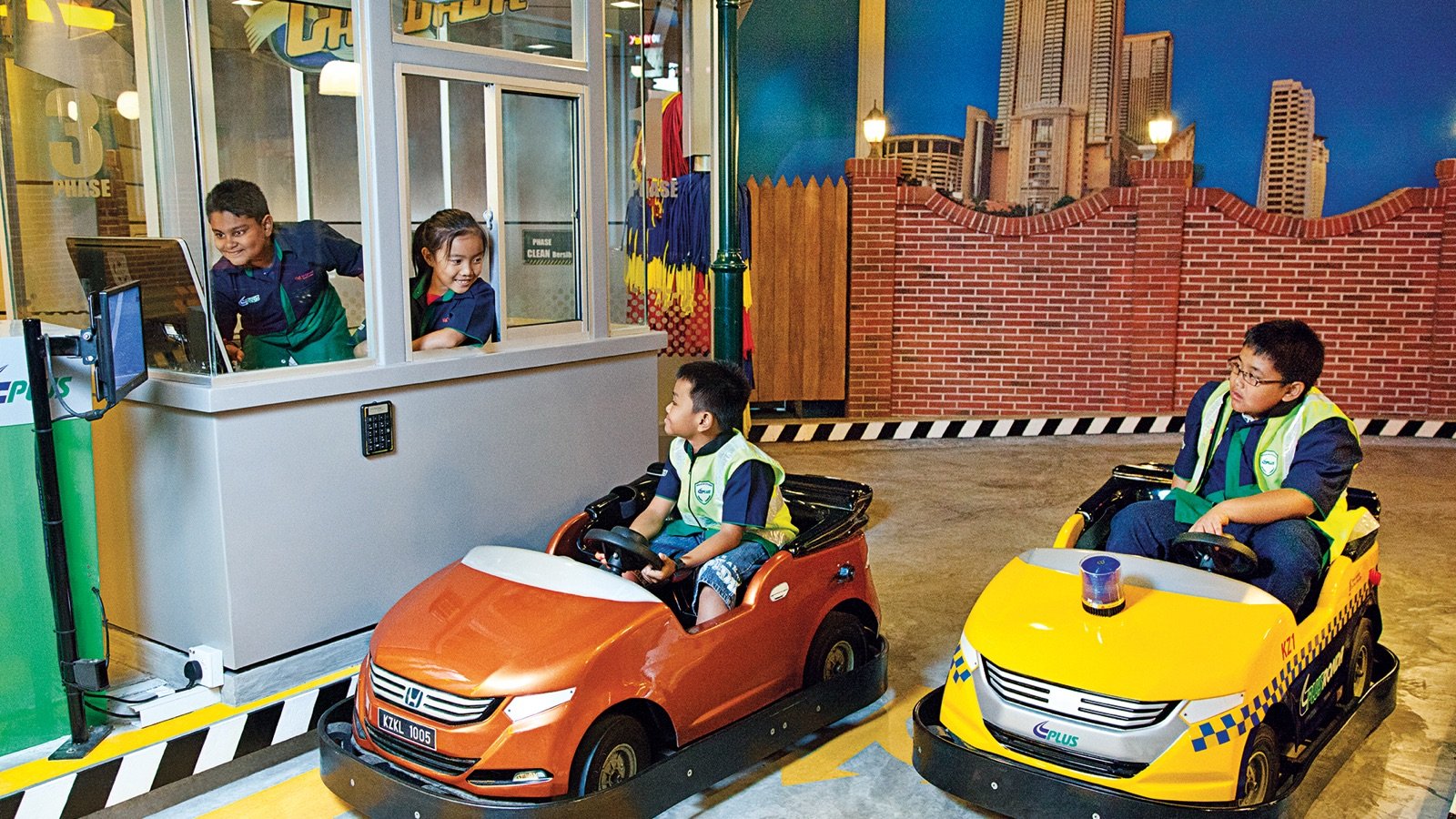 Children role-playing as doctors in KidZania Kuala Lumpur