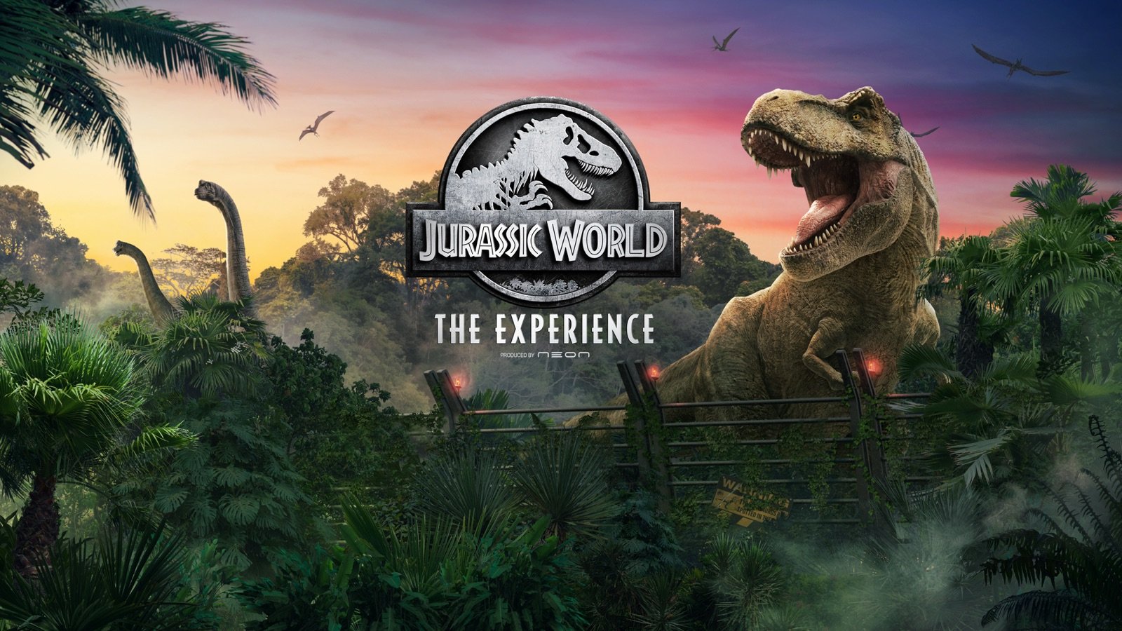 Dinosaur safari ride at Jurassic World Bangkok