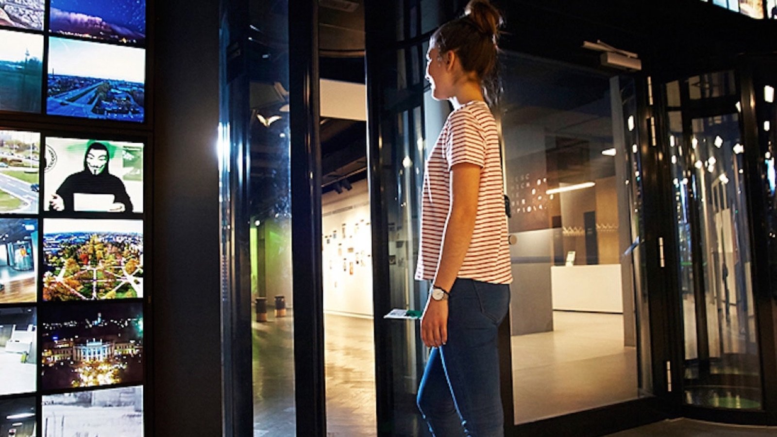 Interactive espionage exhibits