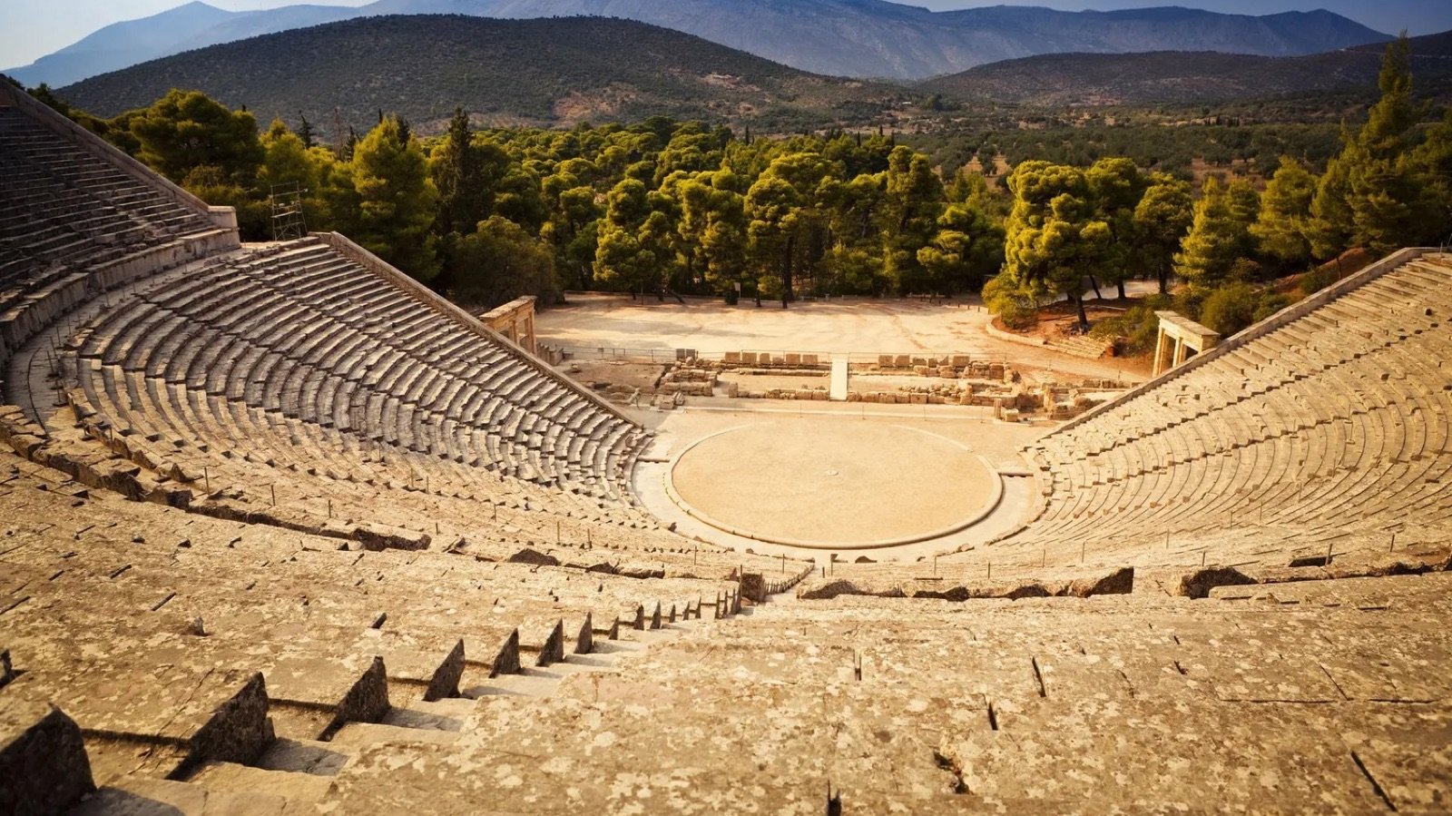 Ancient ruins of the Sanctuary of Asclepius at Epidaurus