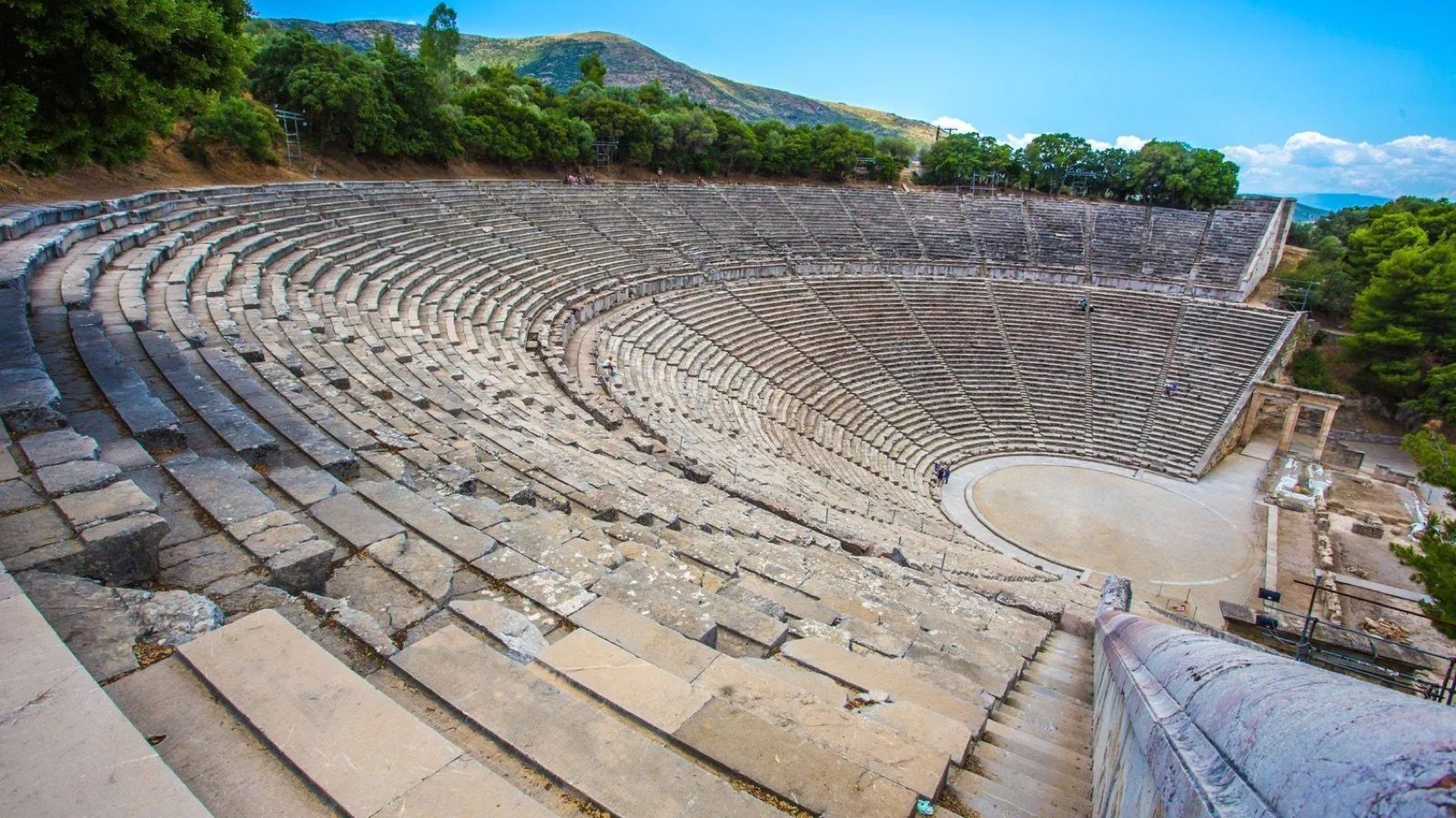 Shell-like design of the Epidaurus Theatre