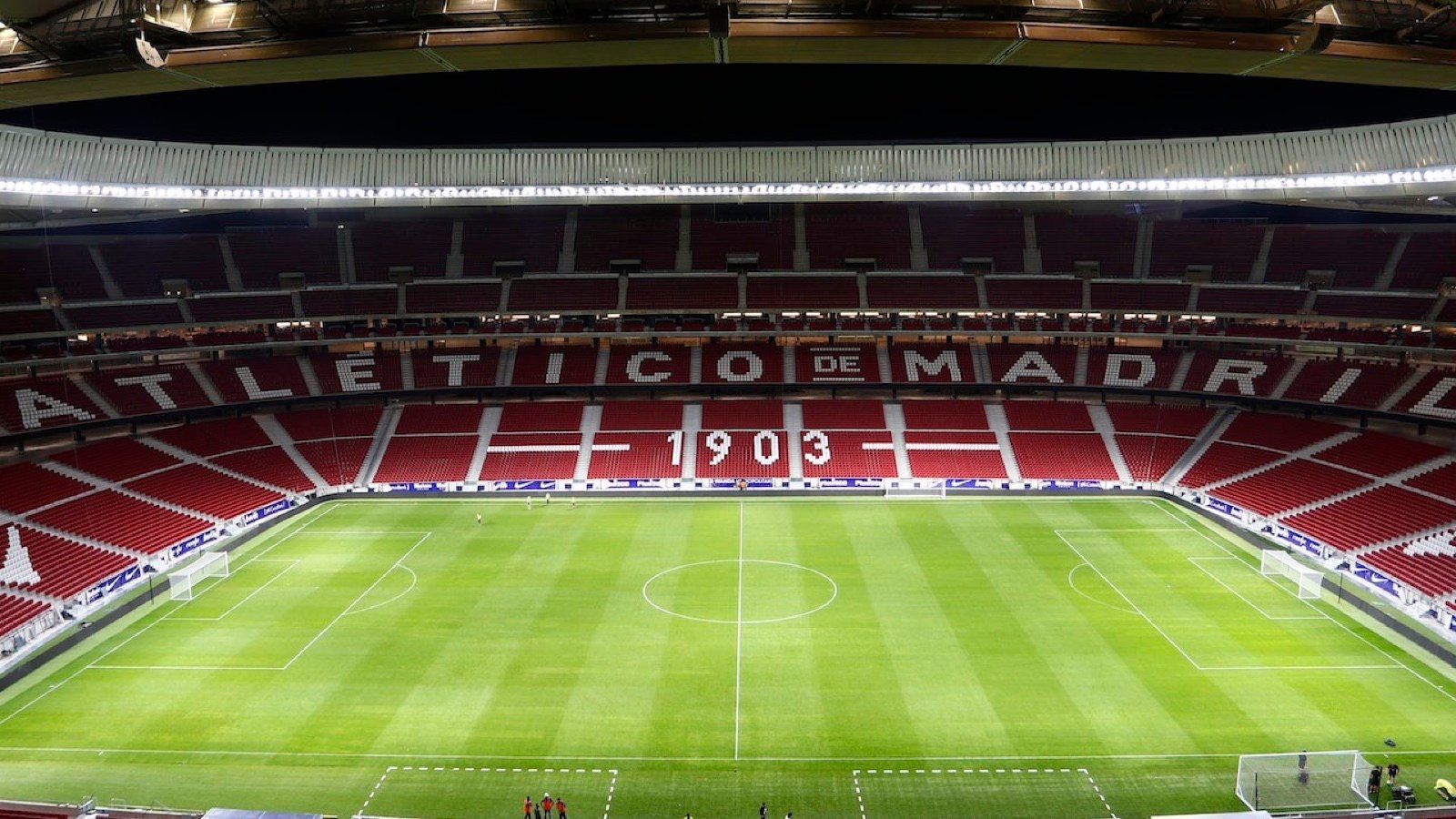 View of the pitch at Cívitas Metropolitano Stadium