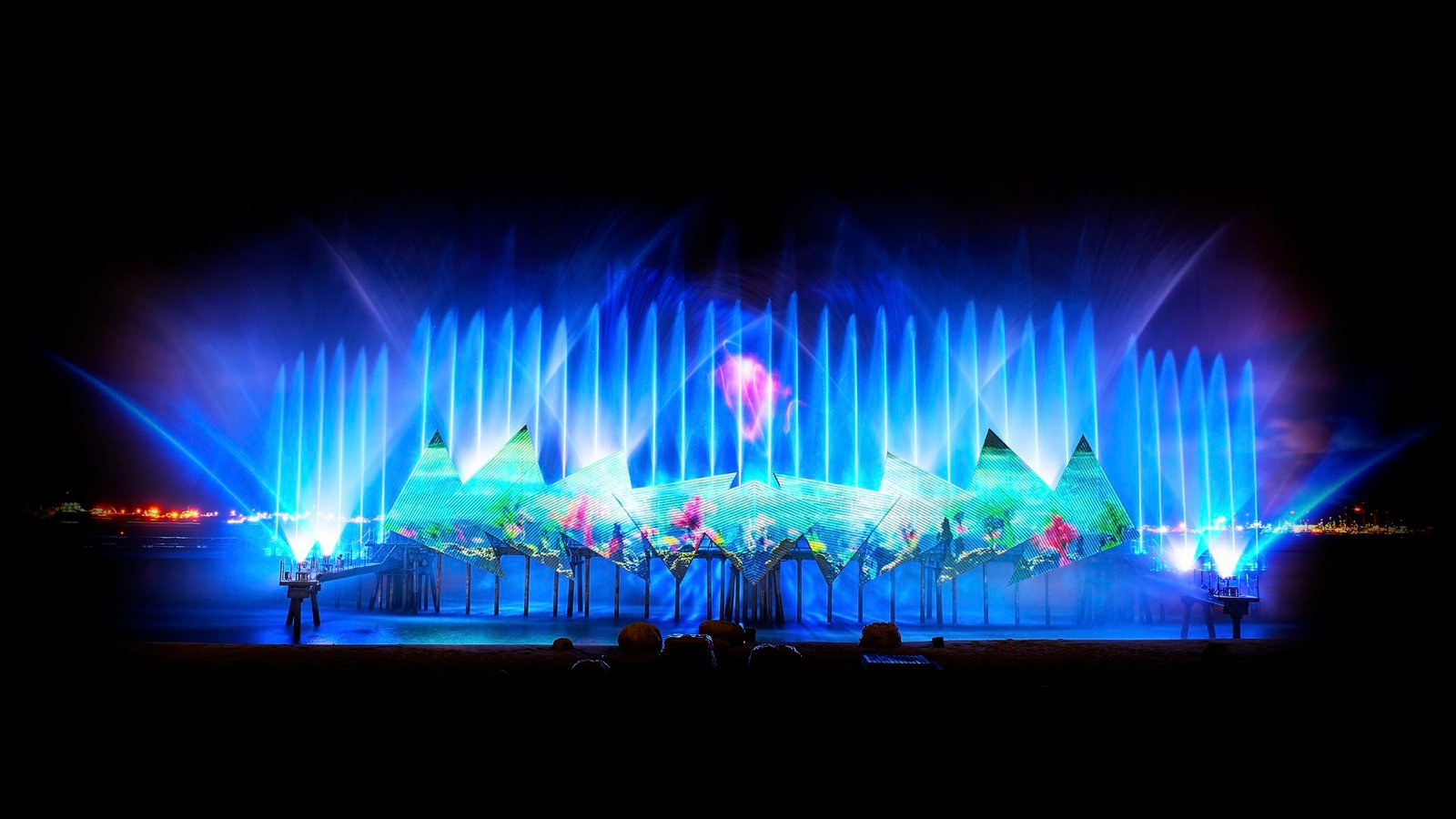 3D projection and visual effects show