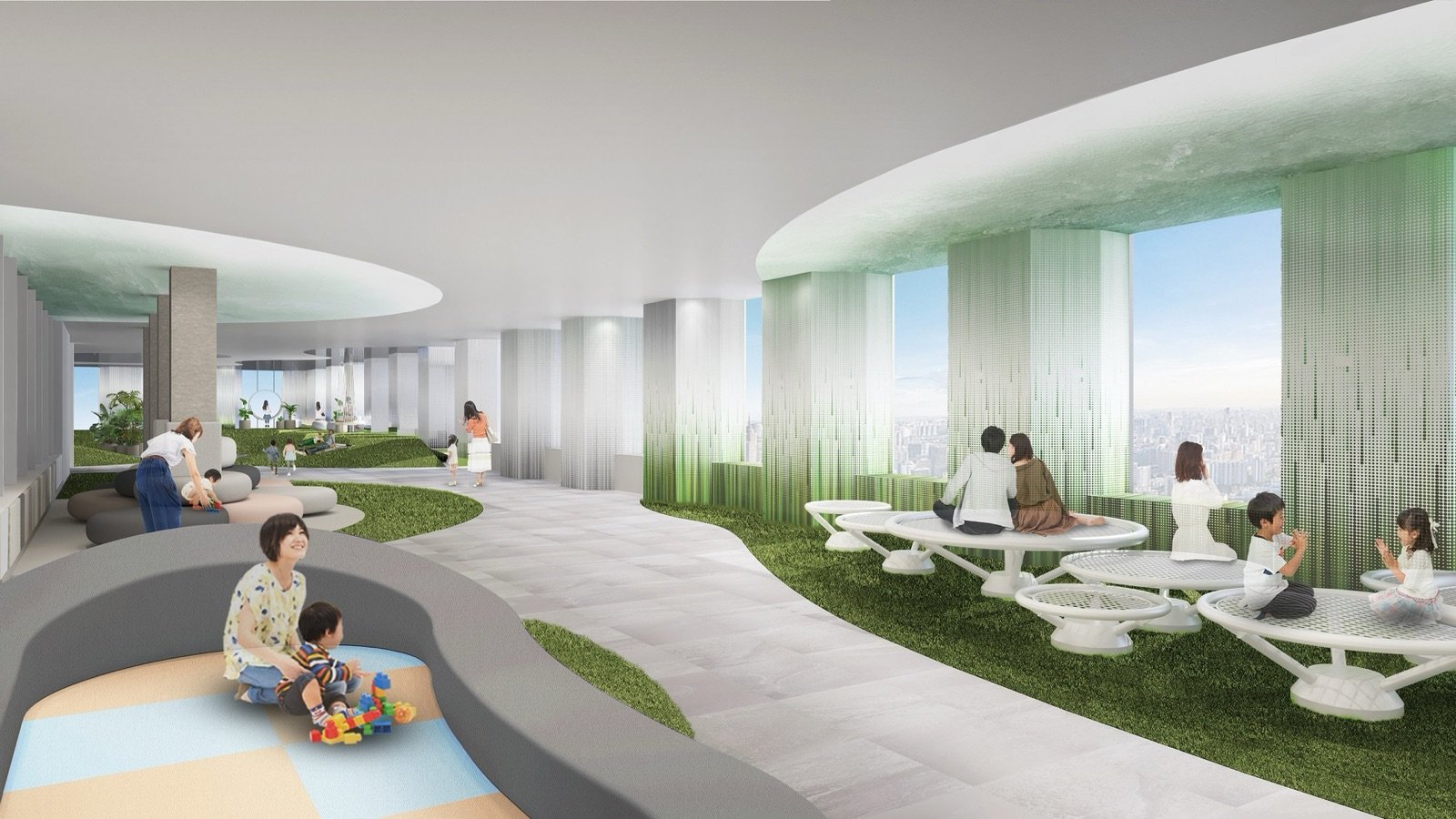 Observation deck at Sunshine 60