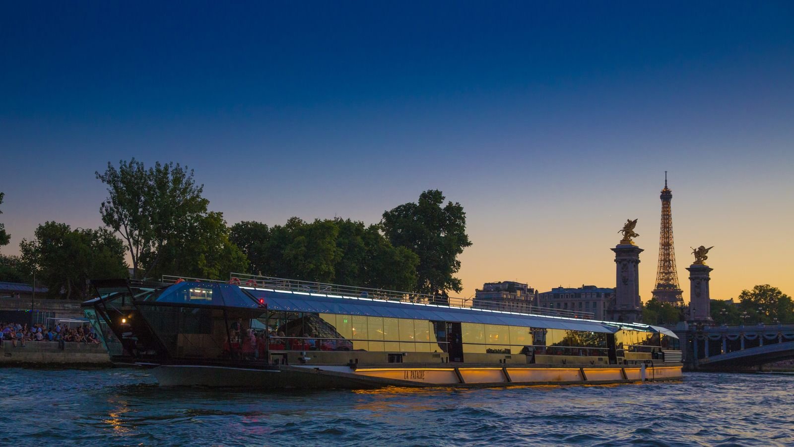 The Conciergerie historic building viewed from the cruise boat