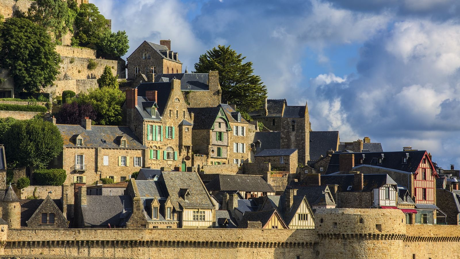Benedictine Abbey at the summit of Mont-Saint-Michel