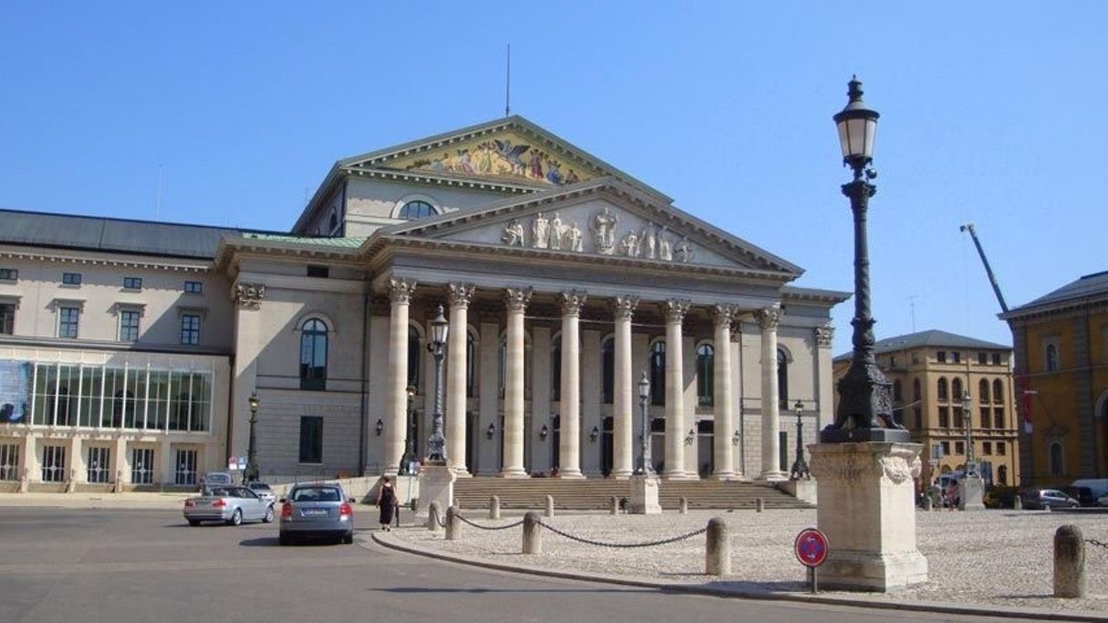 Viktualien Market stalls in central Munich