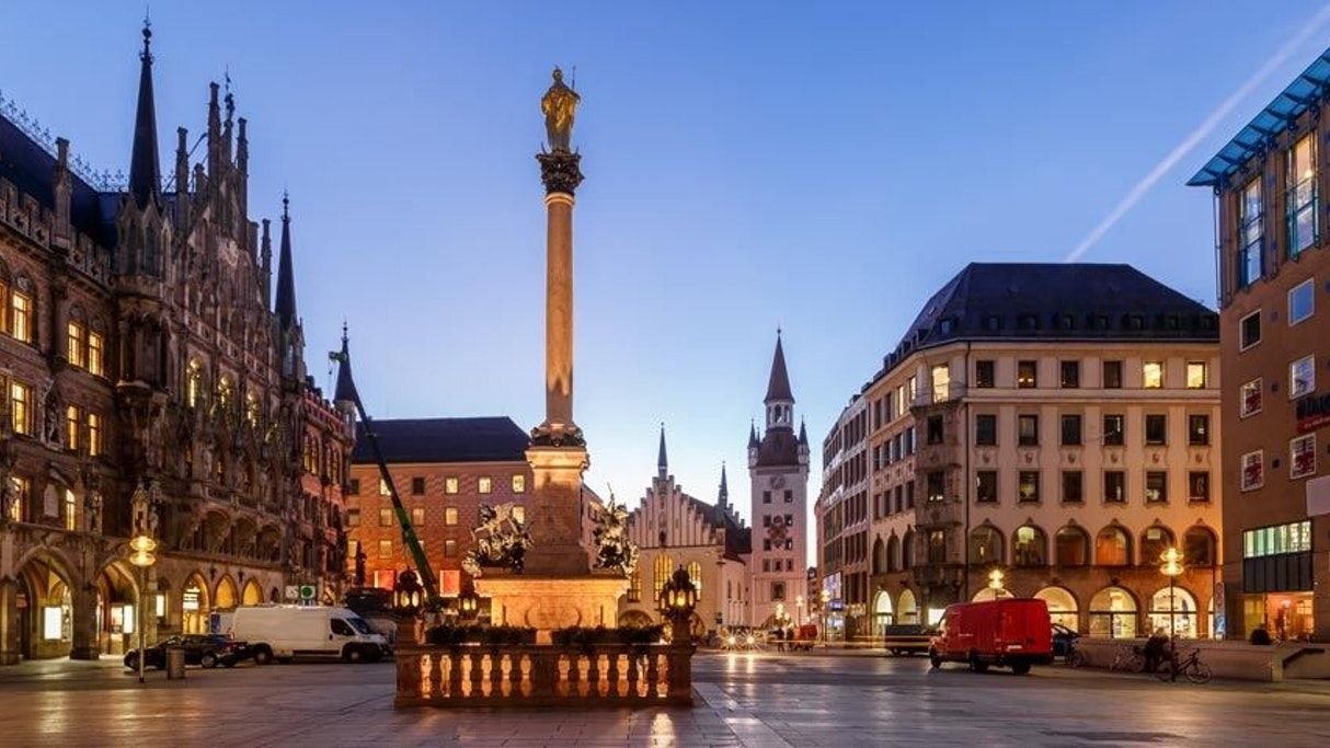Odeonsplatz public square in Munich