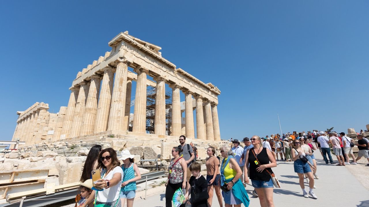 Propylaea grand gateway at the Acropolis entrance
