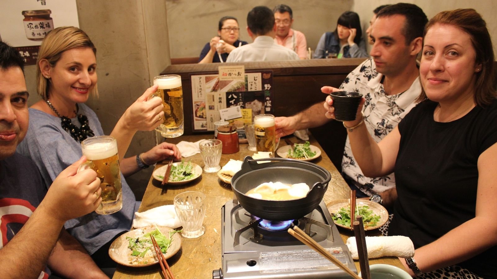 Taiyaki dessert tasting in Shinbashi Tokyo