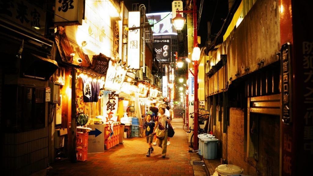 Historic streets of Gion in Kyoto