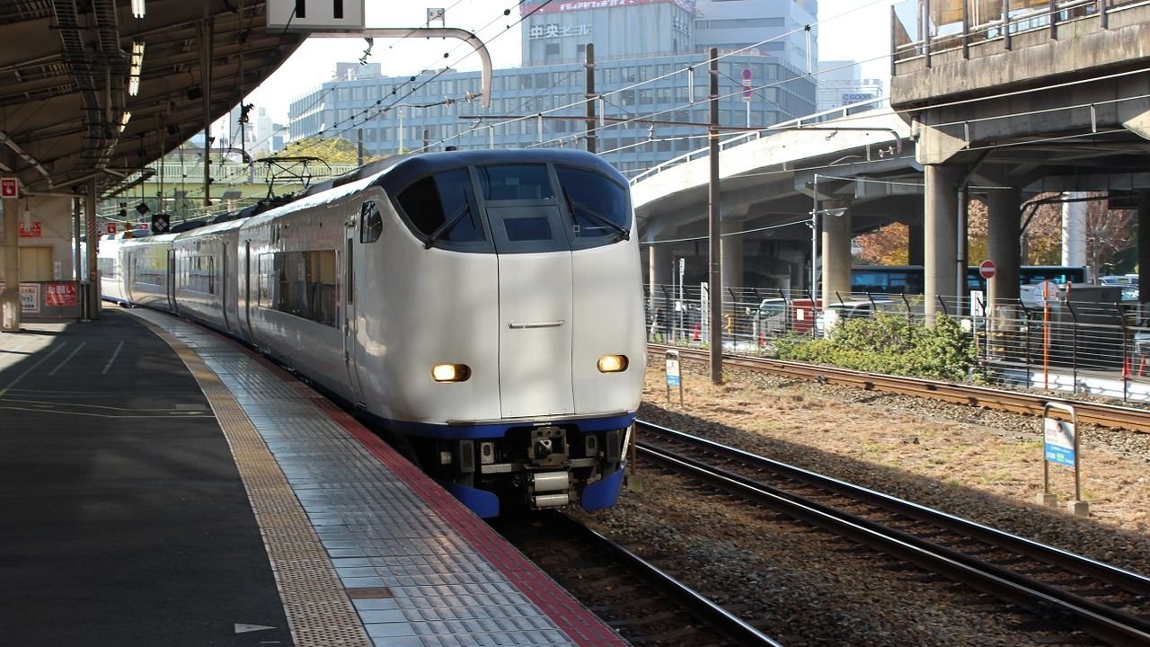 Hokuriku Shinkansen bullet train in Japan