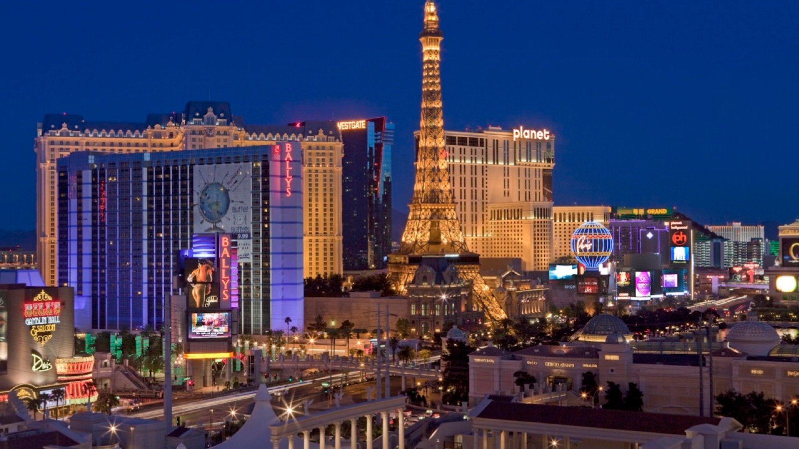 Glass elevator ascent at The Eiffel Tower Experience Las Vegas