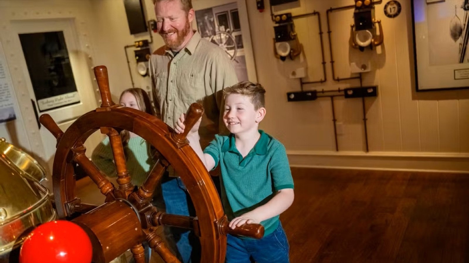 Interactive cold water exhibit at Titanic Museum Branson