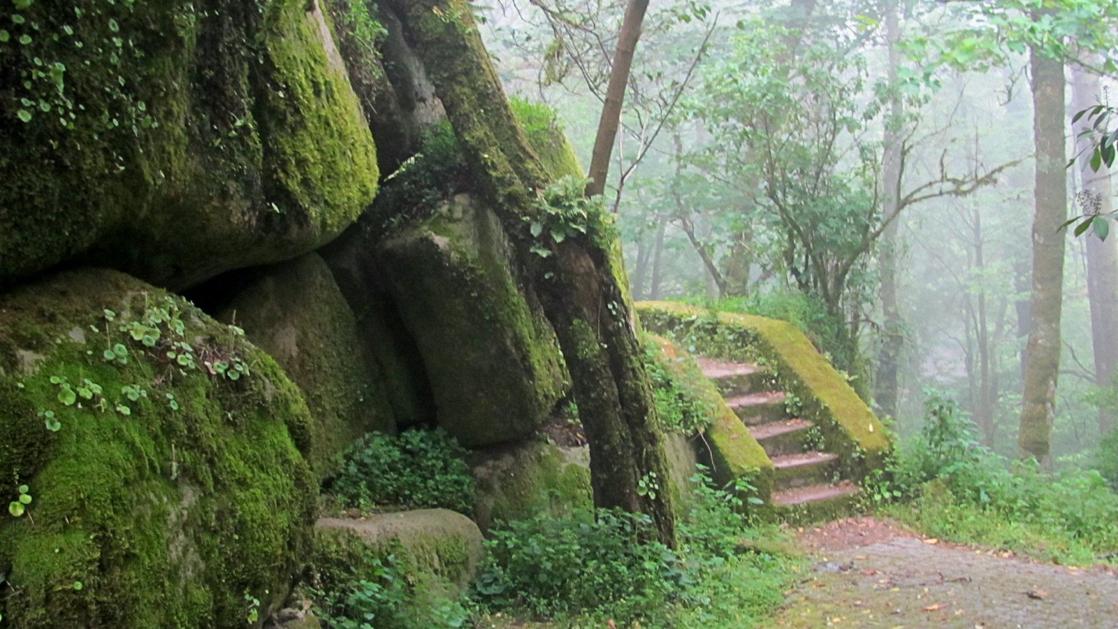 Charming historic structure in the Romantic landscape of Pena Park