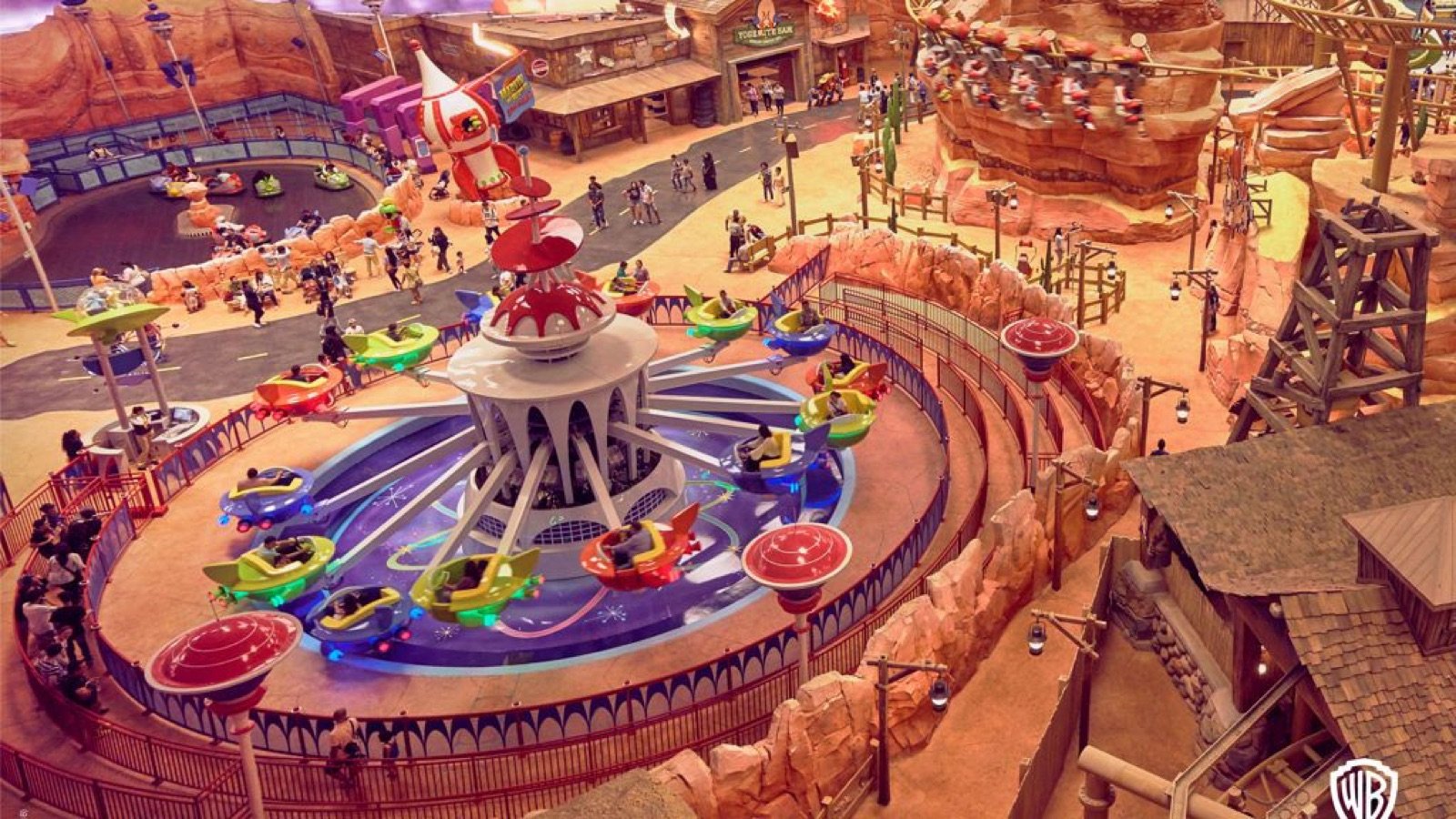 Yas Island theme park entrance