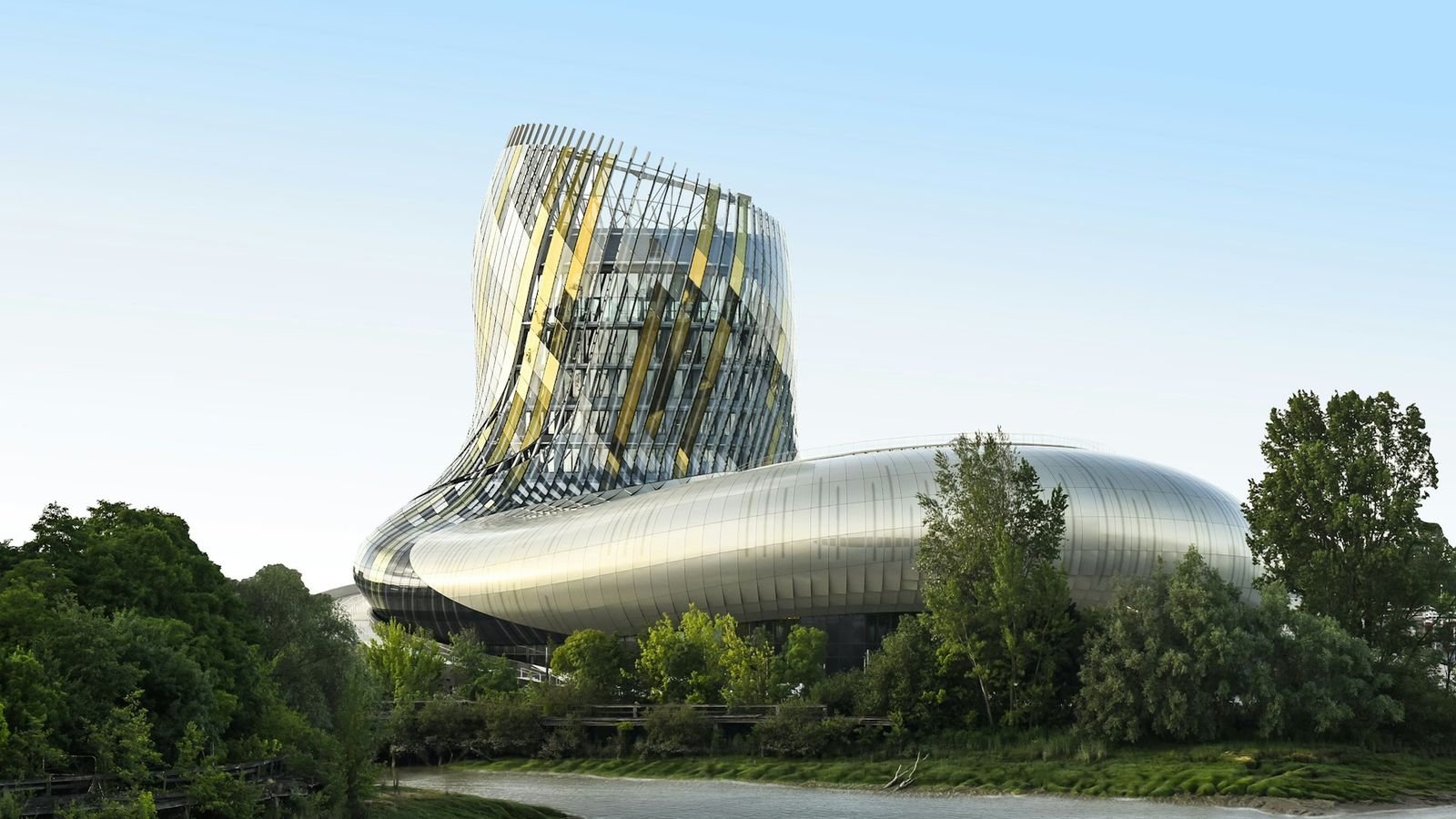 Interactive wine exhibition displays at La Cite du Vin