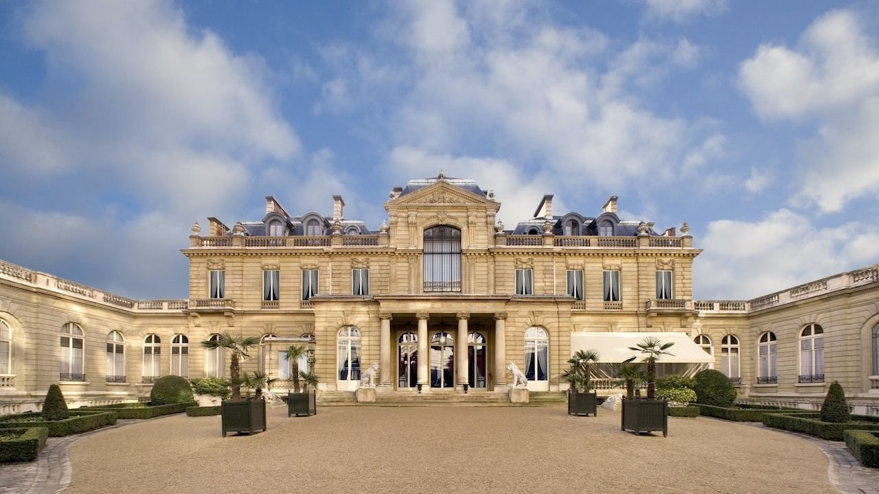 Exterior view of Musee Jacquemart-Andre mansion in Paris
