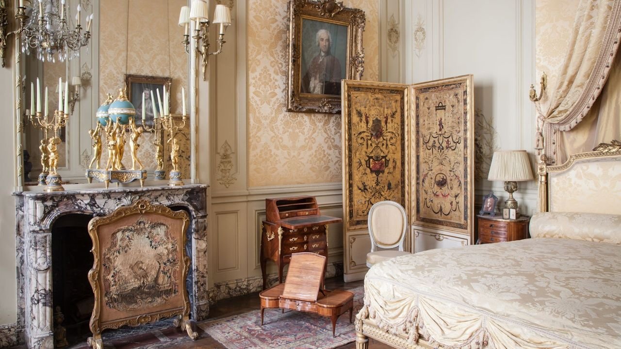 Italian masterpiece paintings on display in the museum gallery