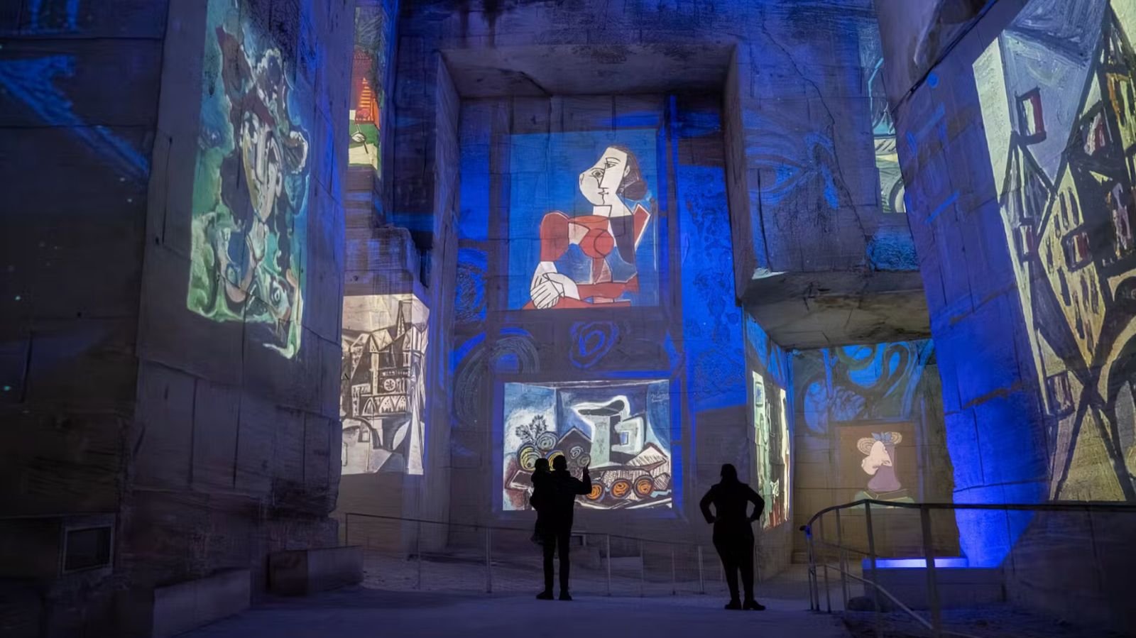 Carrières des Lumières former limestone quarry in Les Baux-de-Provence