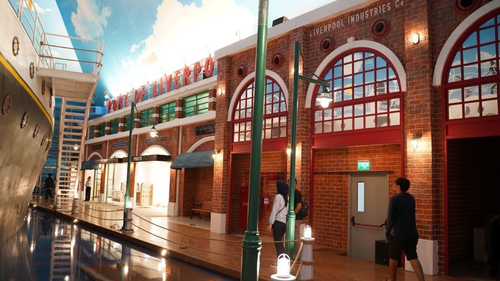 Flying Over Indonesia attraction entrance