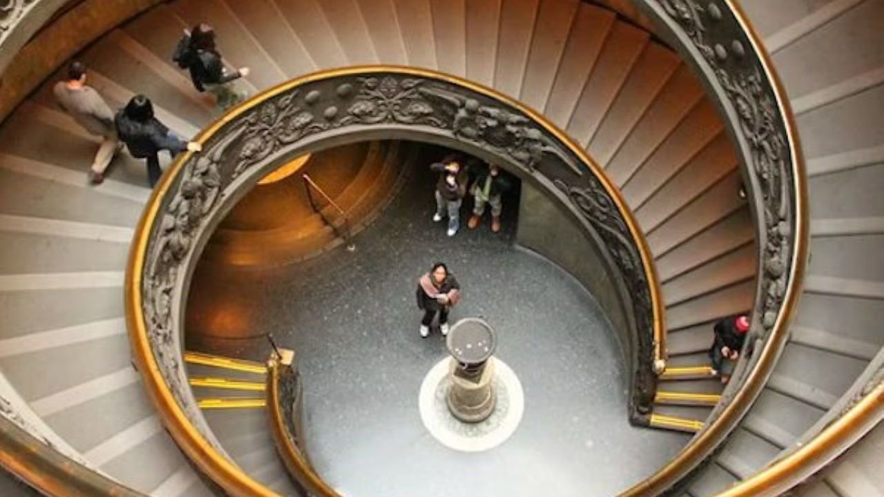 Vatican Museums building in Vatican Italy