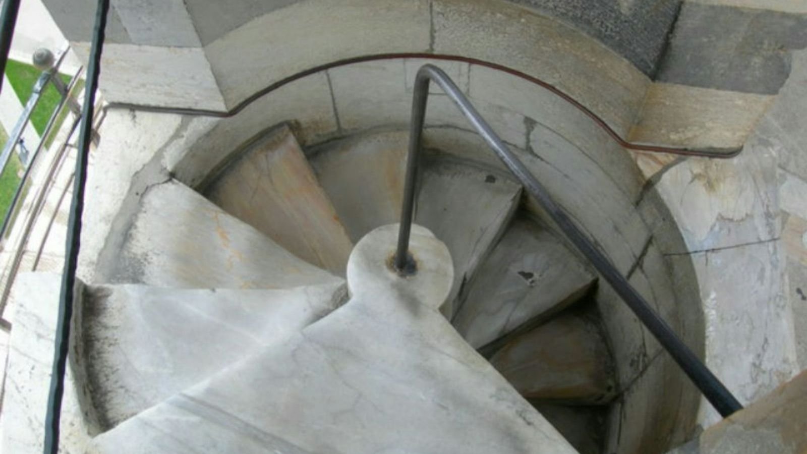 Spiral staircase climb inside the Leaning Tower of Pisa