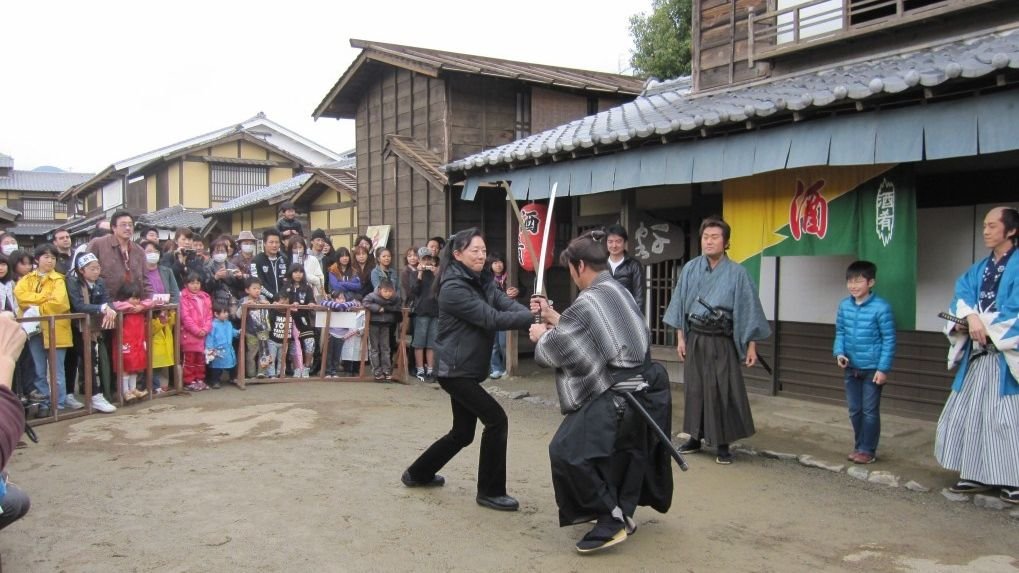 Filming location sets at Uzumasa Kyoto Village formerly TOEI Kyoto Studio Park