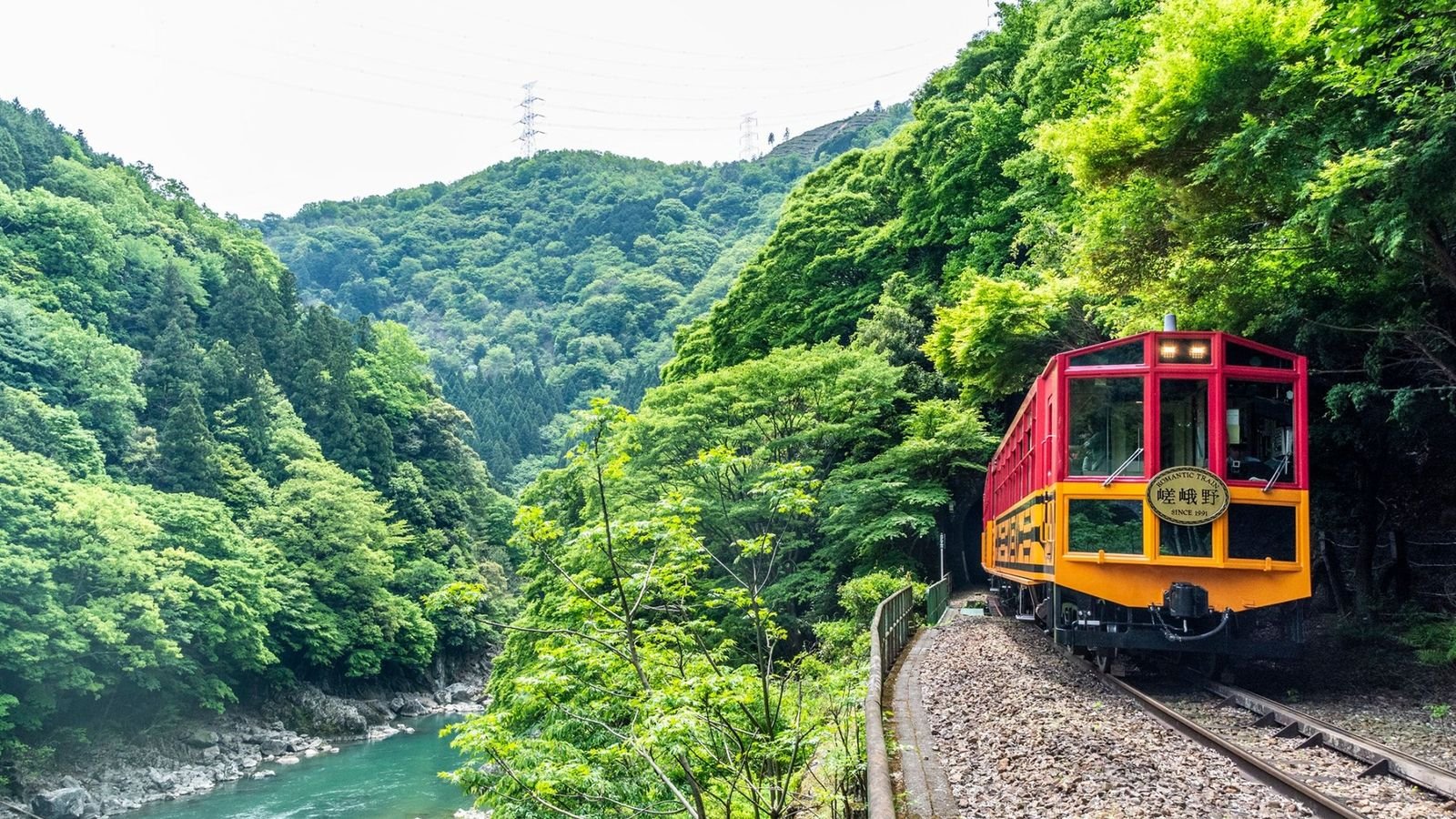 Exterior of Saga Torokko Station adjacent to JR Saga-Arashiyama Station