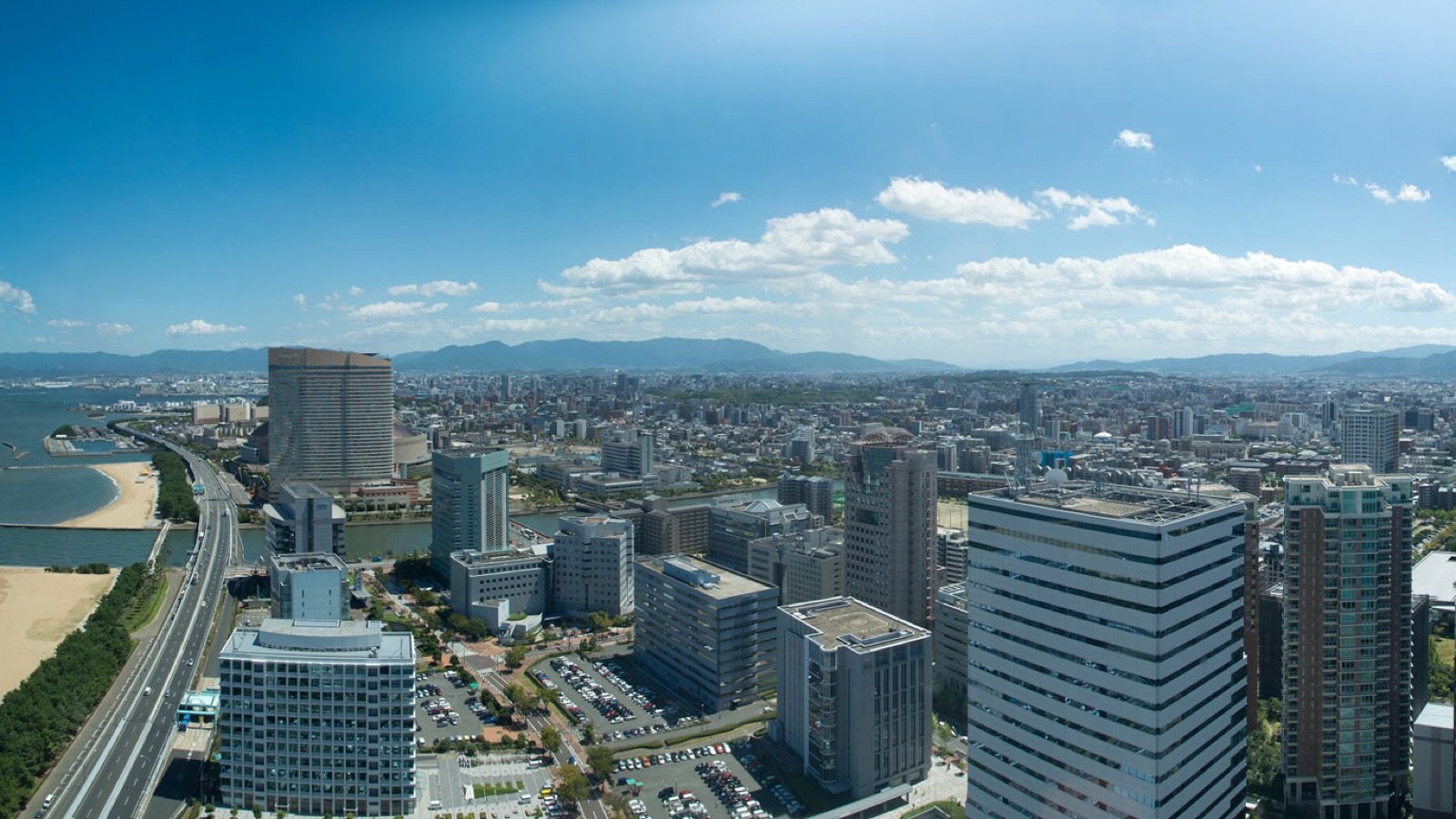 Fukuoka Tower observation deck interior