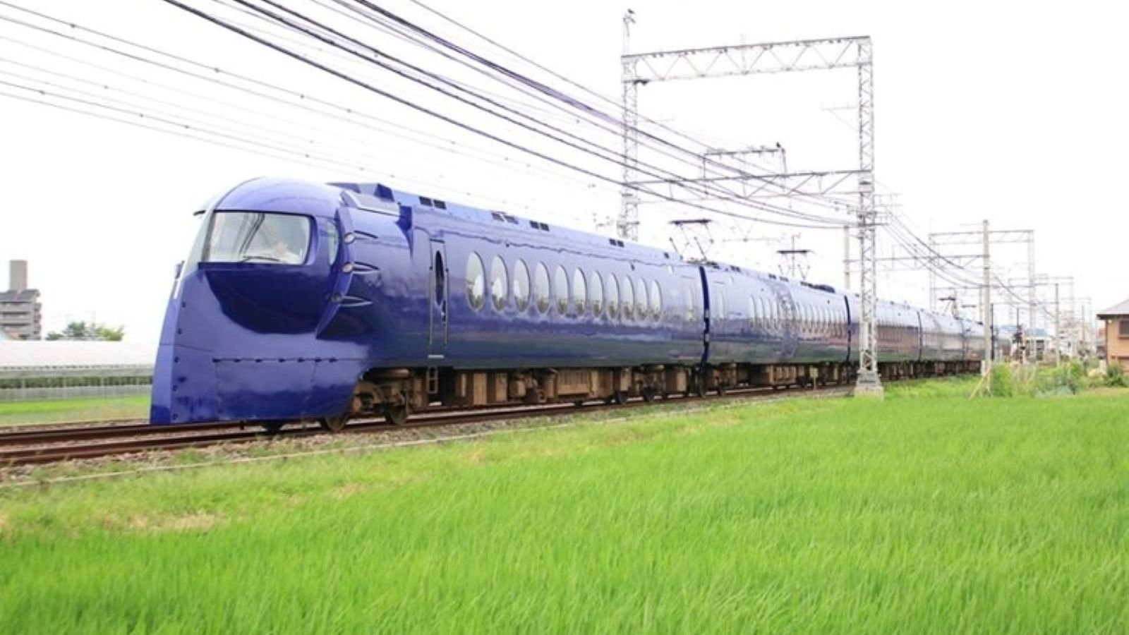 Nankai Electric Railway Limited Express Rapi:t train at the station