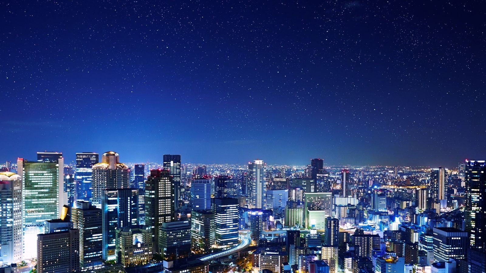 Umeda Sky Building twin 40-storey towers in Osaka