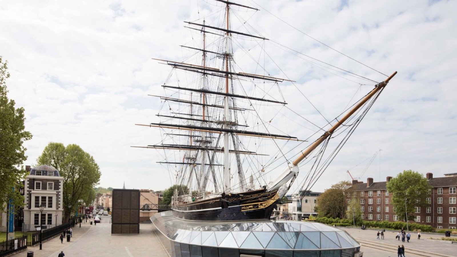 Cutty Sark ship exterior