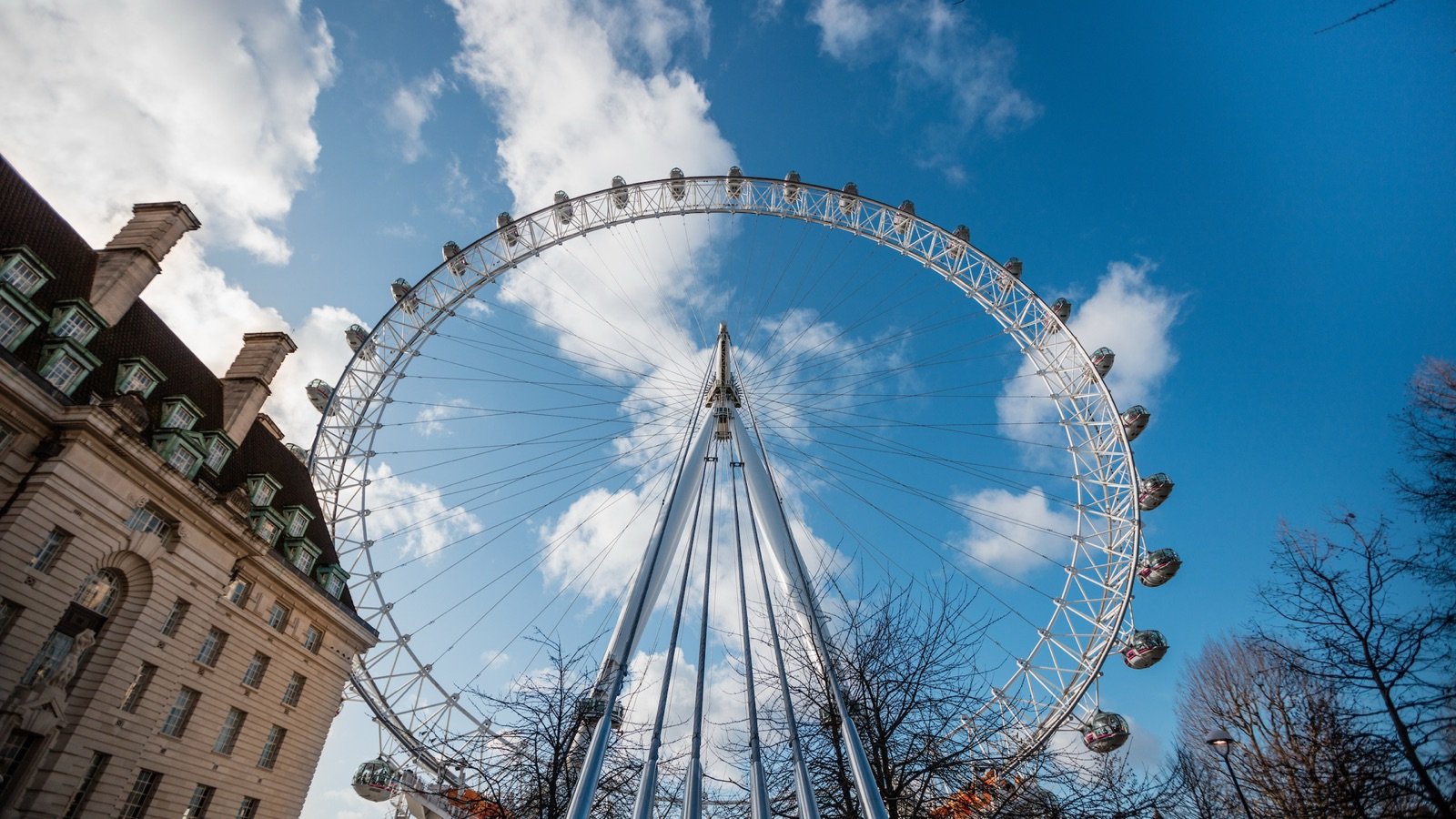 View of Big Ben and the skyline from the London Eye