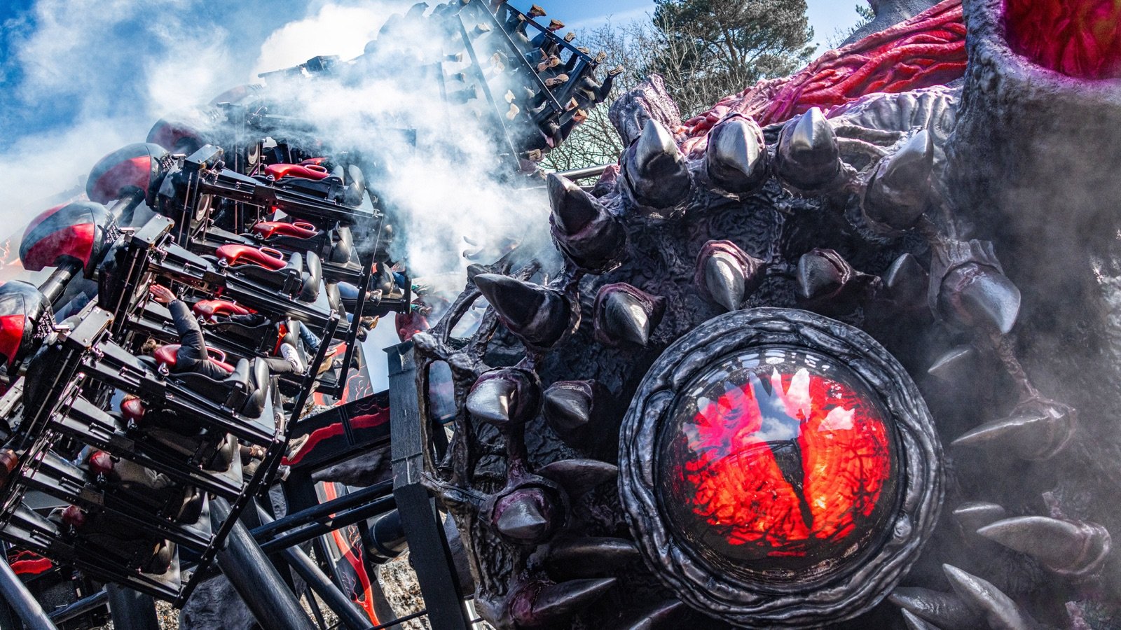Nemesis Sub-Terra ride area at Alton Towers