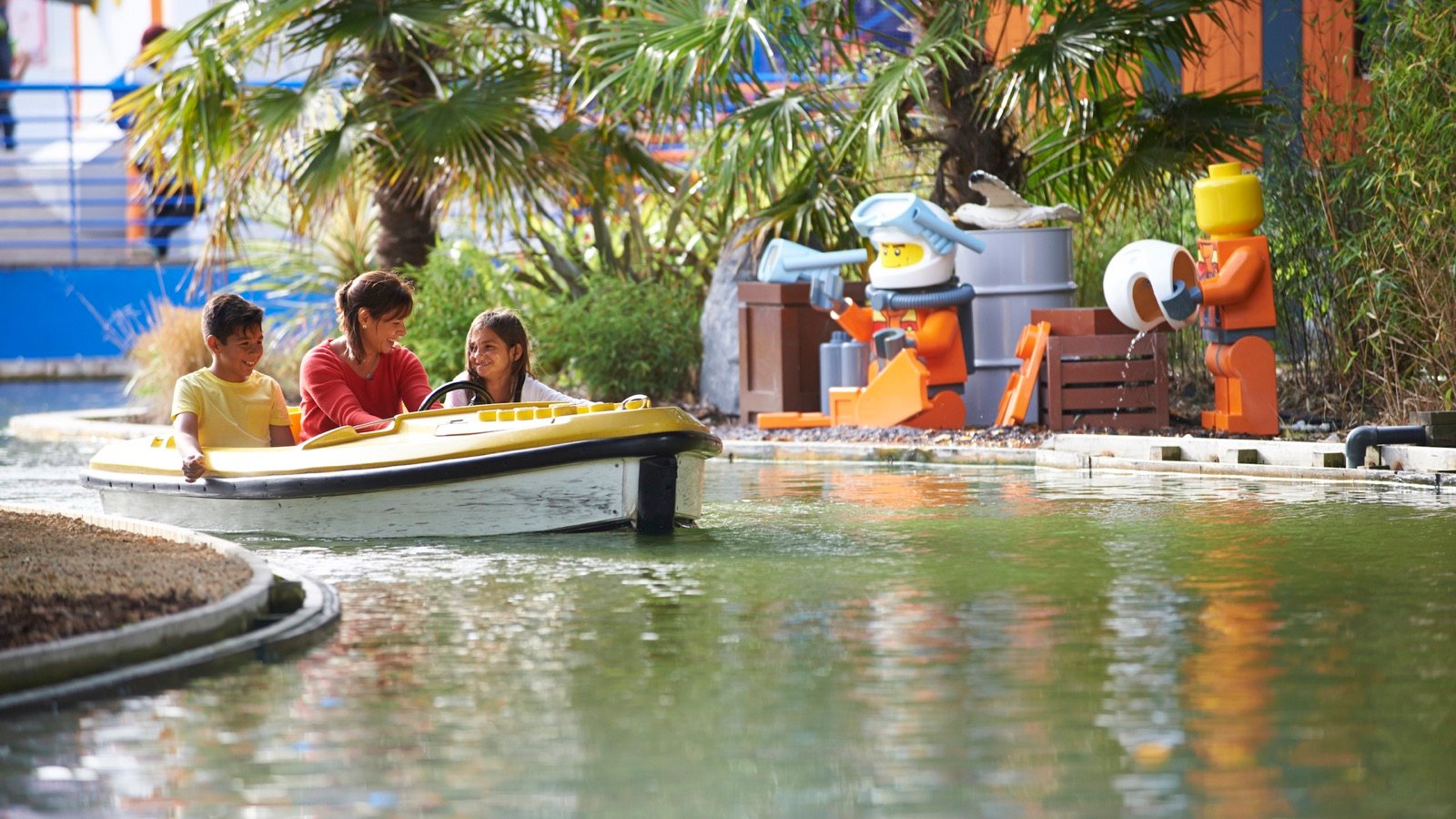 Viking river rapids boat ride at LEGOLAND Windsor Resort