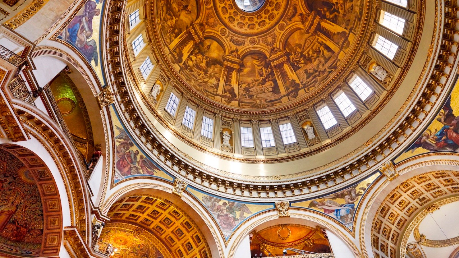Cathedral floor interior designed by Sir Christopher Wren