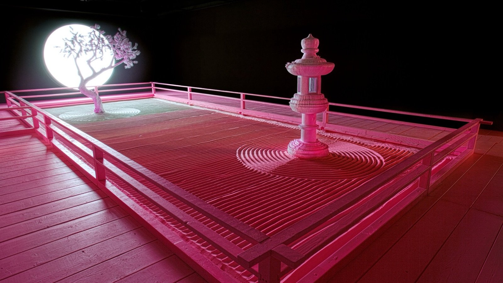 Modern Masters permanent exhibition room with visitor audio guide