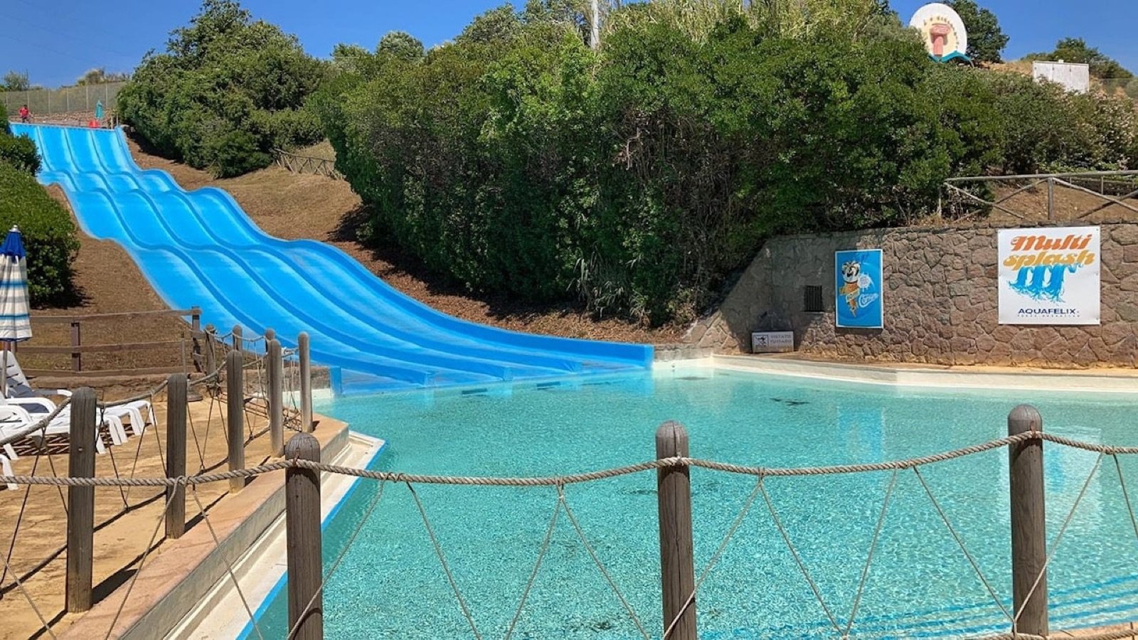 Aquafelix Waterpark waterslides in Civitavecchia