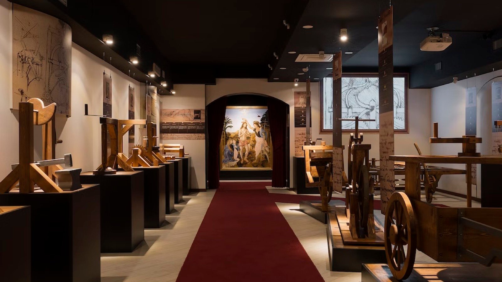 Leonardo da Vinci Experience entrance on Via della Conciliazione Rome